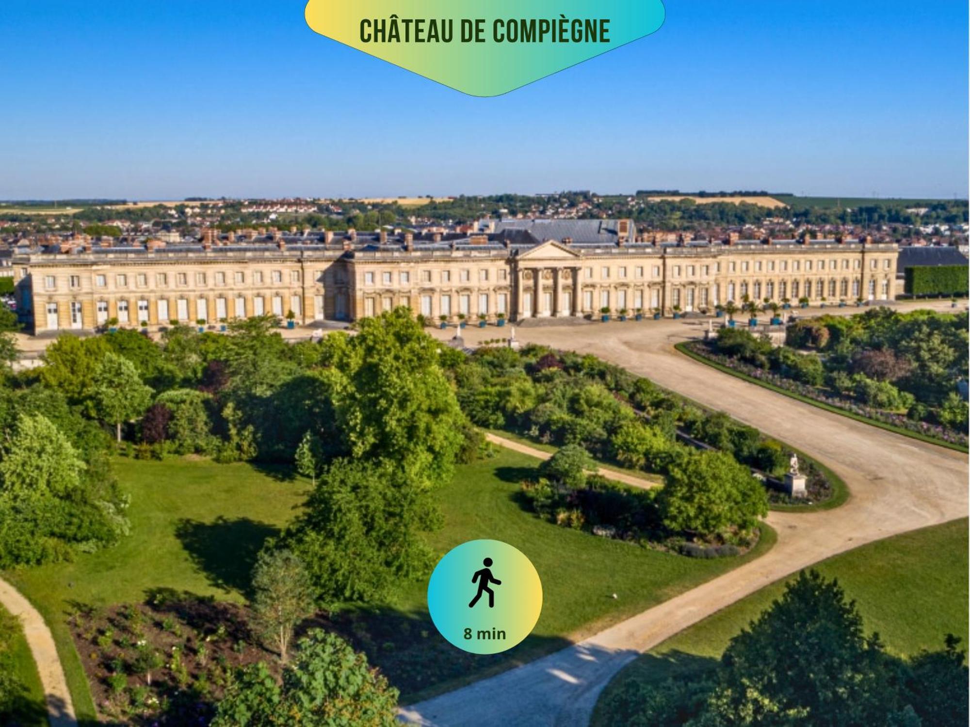 Apartamento Le Corneille - Ideal Pros & Couples - Centre Historique - Chateau 5min - Gare 10min - Au Calme - Fibre Compiègne